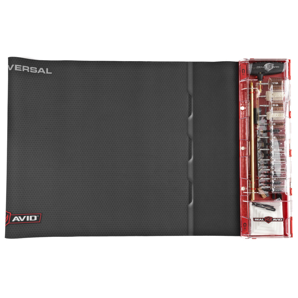 Real Avid, Master Cleaning Station, Universal Cleaning Kit, Cleans Handguns, Rifles, Shotguns, Deluxe Gun Mat With Set Of Cleaning Tools