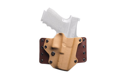 BLACKPOINT LEATHER WING OWB HOLSTER FOR GLOCK 19 RH COY