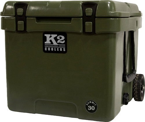 K2 Coolers - Summit Series 30 Quart Duck Boat Green with Wheels!