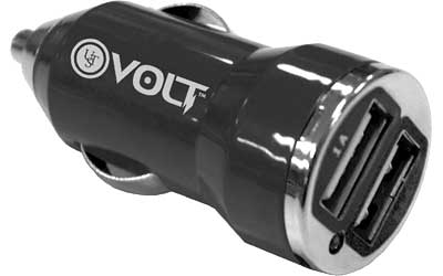 UST VOLT XL 12V DUAL USB ADAPT BLK