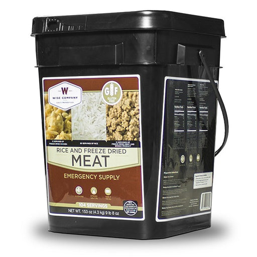 Gluten Free Emergency Freeze Dried Meat & Rice