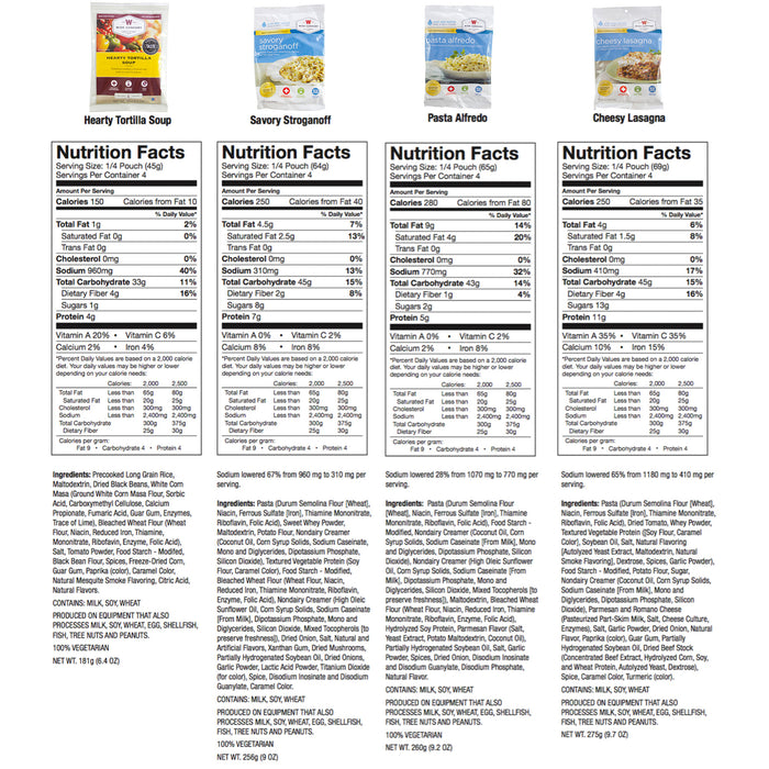 Grab and Go - Emergency Freeze Dried Entree Bucket - 60 Serving