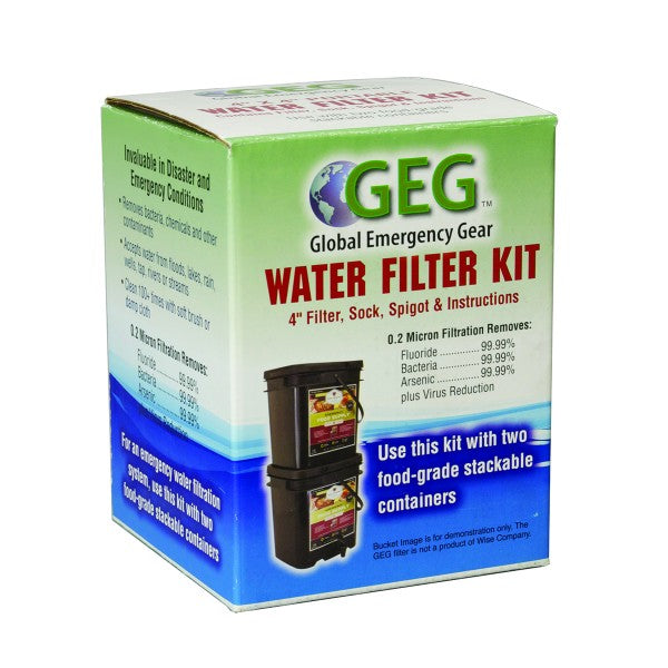 Water Filter Kit for Wise Food Buckets
