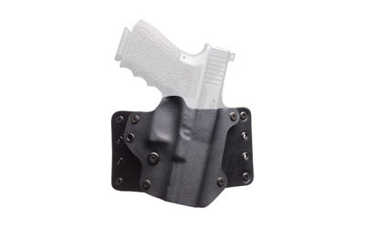 BLACKPOINT LEATHER WING OWB HOLSTER FOR 1911 4" RH BLK