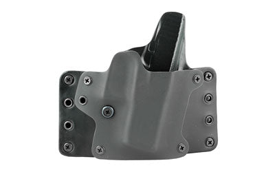 BLACKPOINT LEATHER WING OWB HOLSTER FOR GLOCK 43 RH BLK