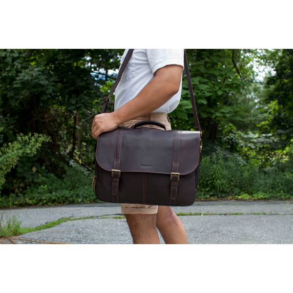 Leather Messenger Bag (Bullet Proof)