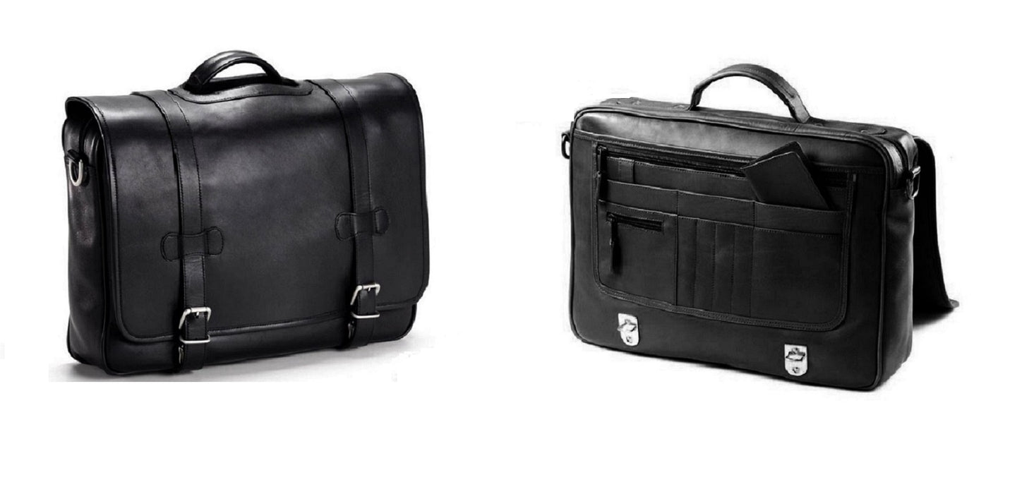 Leather Flap Briefcase (Bullet Proof)