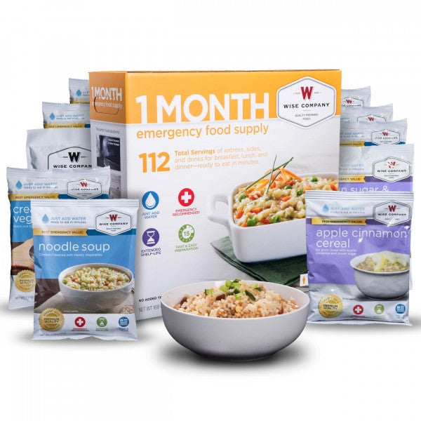 1 Month Emergency Food and Drink Supply