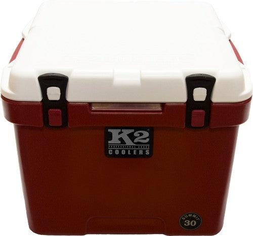 K2 Cooler Summit Series 30 Quart Series Crimson White Lis! — All Emergency  Supplies