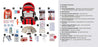 1 Person Basic Survival Kit (72+ Hours) - Red Backpack