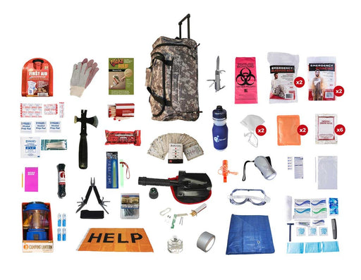Tornado Emergency Kit - Camo Roller Bag